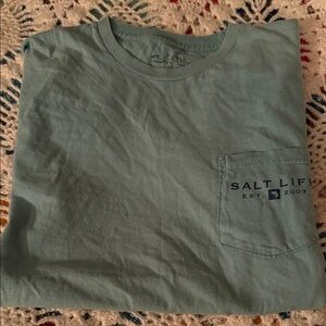 Salt Life Men's Aqua Pocket Tee